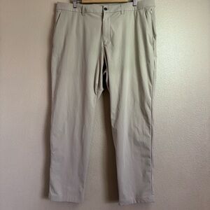 Lululemon ABC Trouser Pants Classic Fit Mens 40 Warpstreme Beige LM5AO5S